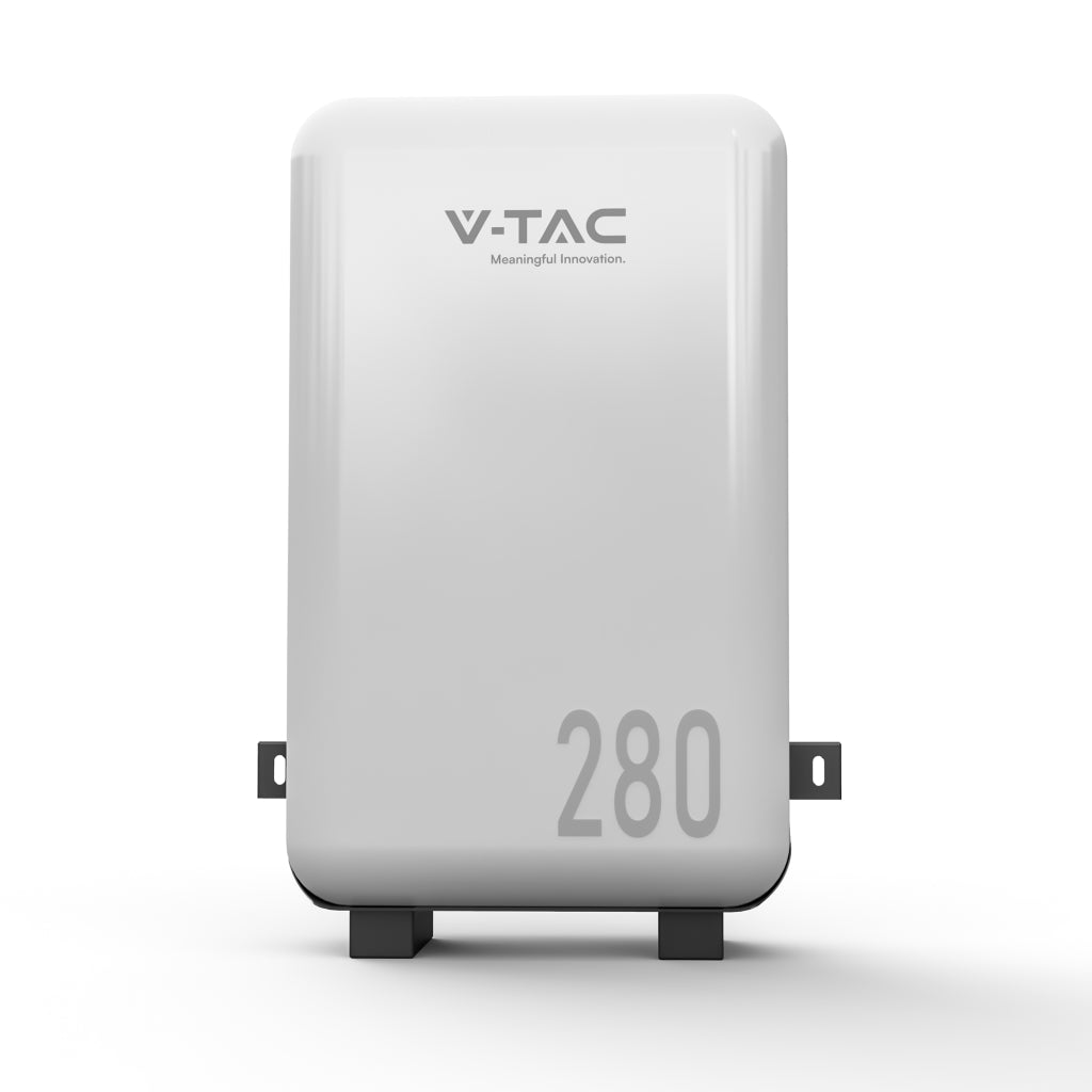 V-TAC Batteria di Accumulo 14.33kWh al Litio-Ferro-Fosfato LiFePO4 BMS Integrato per Inverter Fotovoltaici CEI 0-21 51.2V 280Ah IP65 Garanzia 10 Anni V-TAC Batteria di Accumulo 14.33kWh al Litio-Ferro-Fosfato LiFePO4 BMS Integrato per Inverter Fotovoltaici CEI 0-21 51.2V 280Ah IP65 Garanzia 10 Anni